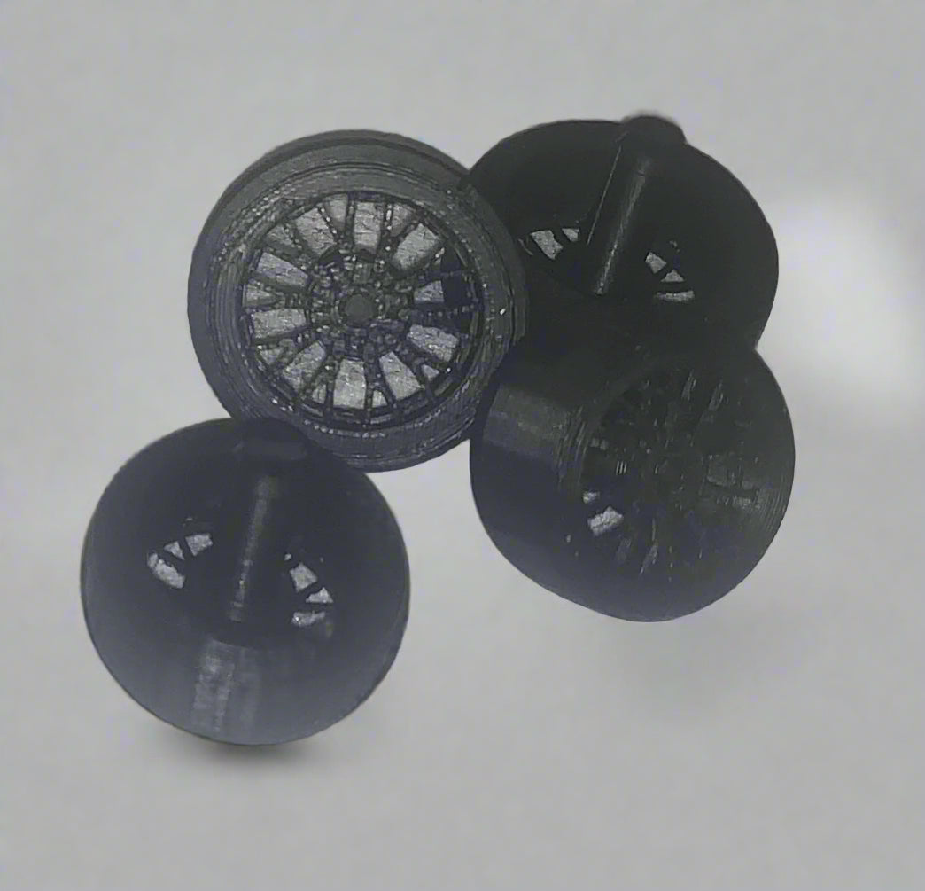 Black SunSpoke Wheels Set