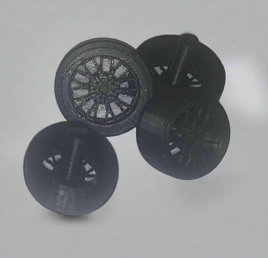 Black SunSpoke Wheels Set