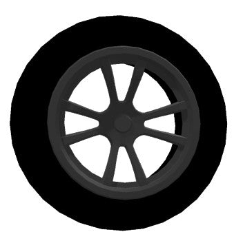 BLACK RMO Wheels Set